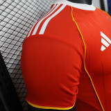 25/26  Al Ahly FC Home   Player Version Soccer Jersey