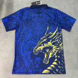 24/25 RMA  Blue Golden Dragon Special Edition Fans Soccer Jersey