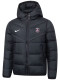 25/26 PSG NK Black Hooded Cotton Coat 连帽棉衣