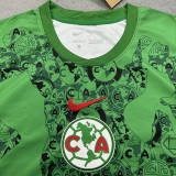 24/25 Club America Green Goalkeeper  Fans Soccer Jersey
