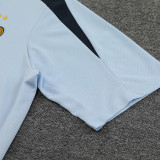 24/25 France White BlueTraining Short Suit (白蓝)