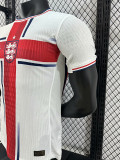 2024 England White and Red Special Edition Player Version Soccer Jersey