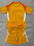 25/26 Leeds United Goalkeeper Orange Kids Soccer Jersey