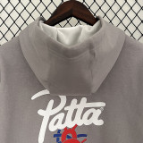 2024  BAR Grey Hoody (加绒)