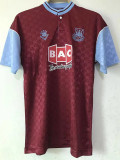 1989/1990 West Ham Home Retro Soccer Jersey