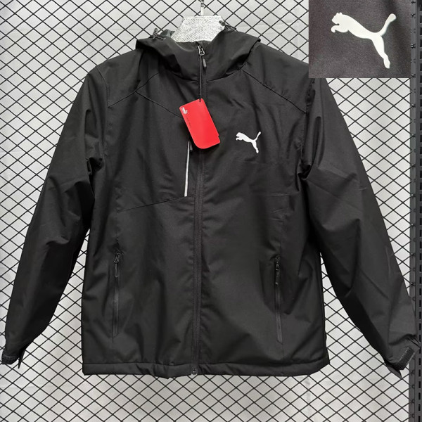 2024 New PM Black Windbreaker F10（加绒、连帽）