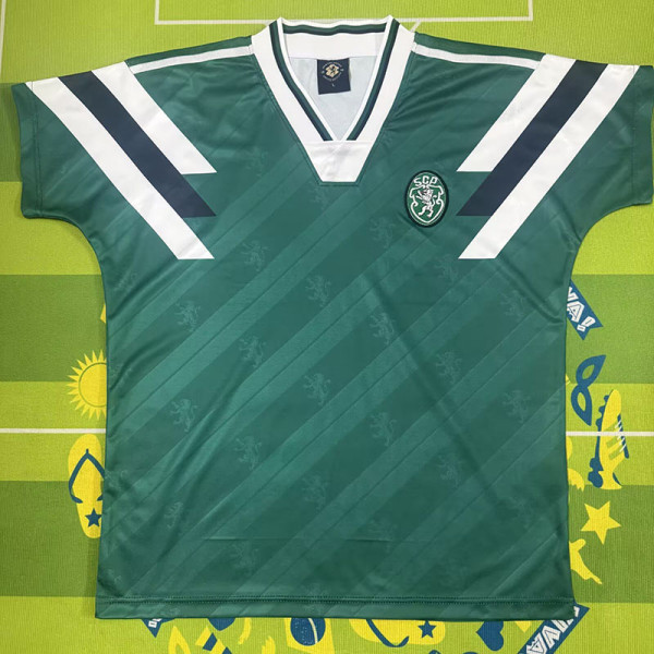 1990 Sporting Lisbon Green Retro T-shirt