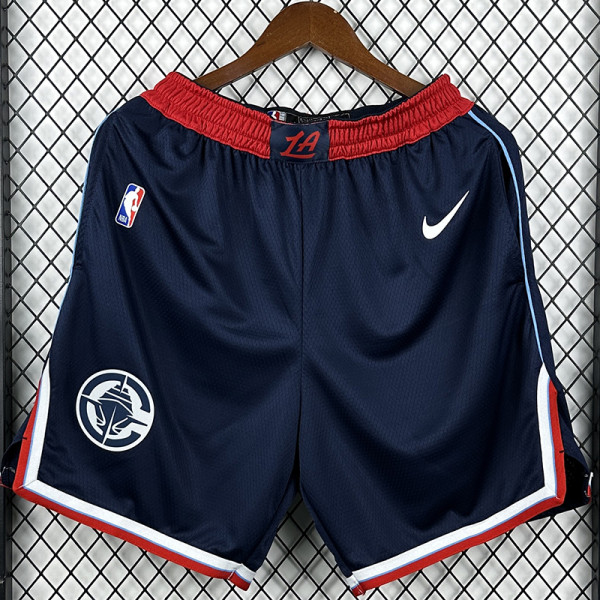 24/25  CLIPPERS Blue Top Quality NBA Pants