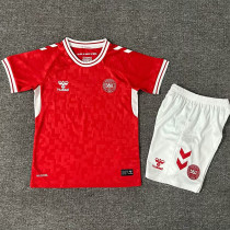 2024 Denmark Home Kids Soccer Jersey