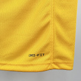 22/23 Lakers Russell Westbrook # 0 Yellow Top Quality Hot Pressing NBA Jersey(圆领）
