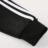 24/25 Germany Black Jacket Tracksuit#06(袖带红黄边）