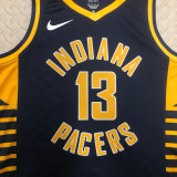 22/23 Indiana Pacers GEORGE #13 Black Top Quality Hot Pressing NBA Jersey