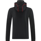 25/26 River Plate Black Hooded Jacket Tracksuit