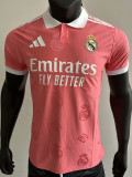 25/26 RMA Pink Team Logo Special Edition Player Version Soccer Jersey