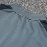 24/25  Germany Dark Grey Half Pull Tracksuit  (半拉链、B842)