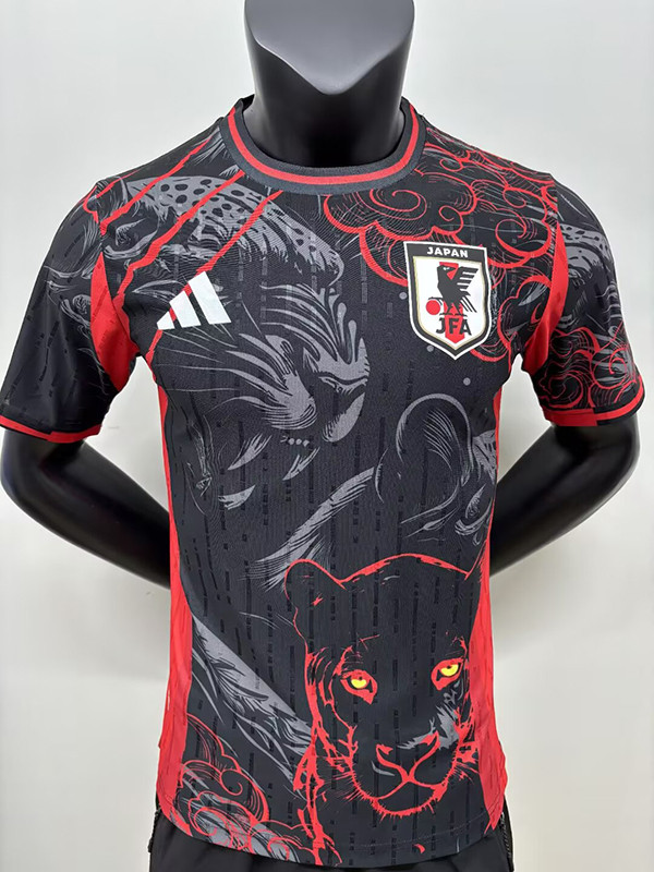 25/26 Japan Leopard Black Player Version  Soccer Jersey