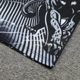 24/25 RMA Black White（Leopard Head）Tank top and shorts suit