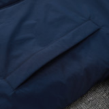 24/25  Napoli Royal Blue Hooded Cotton Coat G238