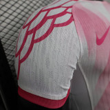 25/26 BAR  Special Edition Pink Player Version Soccer Jersey(粉胸花）