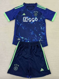 24/25 Ajax Blue  Concept Edition Kids Soccer Jersey