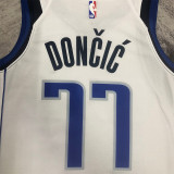 22/23 Dallas Mavericks DONCIC #77 White Home Top Quality Hot Pressing NBA Jersey