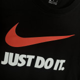 2025NK JUSTDOIT Black Pure Cotton T-shirt# T 240