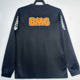 2012/2013 Santos FC Black Long Sleeve Retro Soccer Jersey