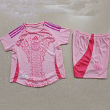 24/25  Algeria Pink Kids Player Version Soccer Jersey A34