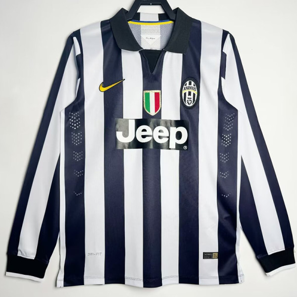 2014/2015 JUV Home Retro Long Sleeve Soccer Jersey (长袖)
