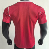2025 Man Utd leisure Red Special Edition Player Version Soccer Jersey