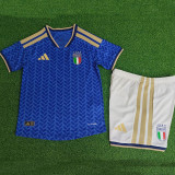 25/26 Italy Home Kids Player Version Soccer Jersey球员版