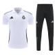 25/26 Al-Nassr  White Polo Collar Pants Set
