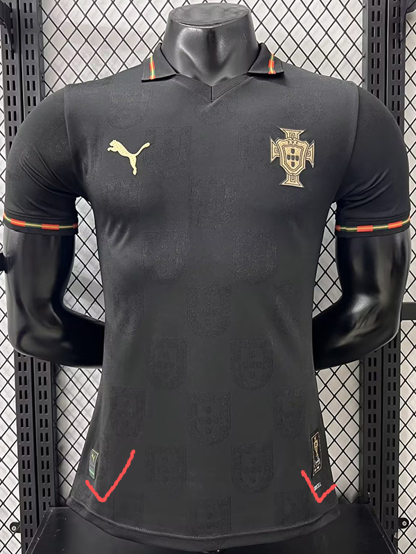 26/27 Portugal Commemorative Edition Black Player Version Soccer Jersey
