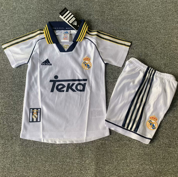 1998/2000 RMA Home Kids Retro Soccer Jersey
