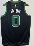 22/23 CELTICS TATUM #0 Black Top Quality Hot Pressing NBA Jersey (Trapeze Edition) 飞人版