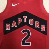 22/23 Raptors LEONARD #2 Red Top Quality Hot Pressing NBA Jersey