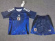 24/25  Japan  Home Blue (Y-3) Kids Soccer Jersey