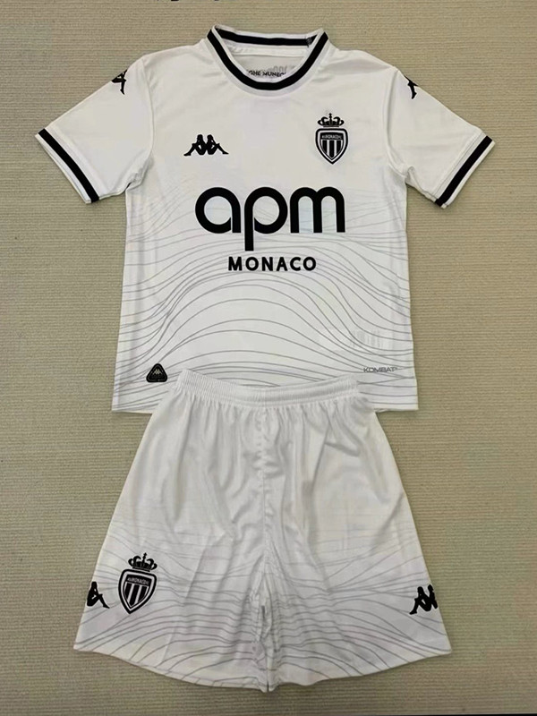 24/25 Monaco Away  Kids Soccer Jersey