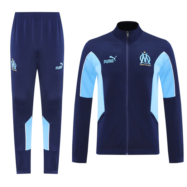 25/26 Marseille Royal Blue Jacket Tracksuit#01