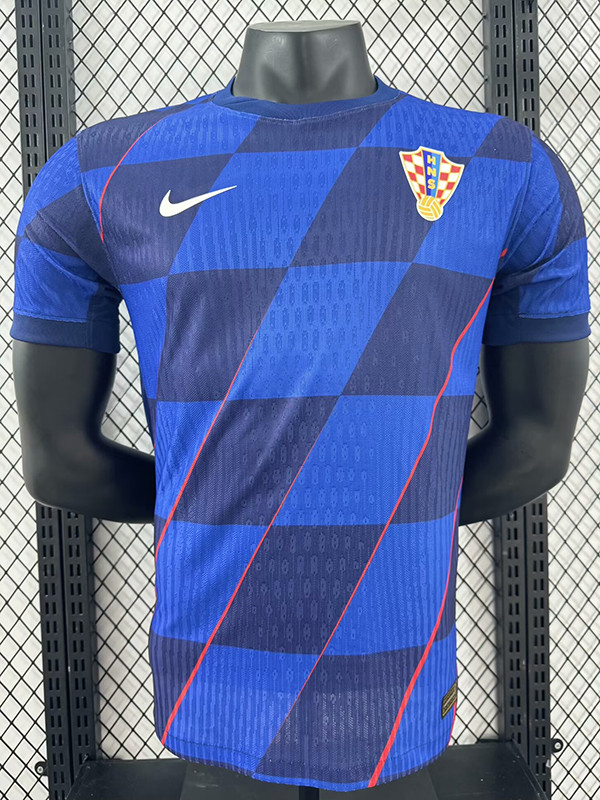2024 Croatia Away  Player Version Soccer Jersey