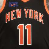 22/23 KNICKS BRUNSON #11 Black City Edition Top Quality Hot Pressing NBA Jersey