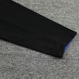 24/25 NK Black  Half Zipper Sportswear # 812黑色(半拉链)