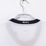 2008/2009 Man Utd Away Long Sleeve Retro Soccer Jersey (胸前字、长袖)