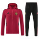 25/26 Man Utd Red Hooded Windbreaker Tracksuit