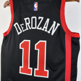 23/24 BULLS DE ROZAN #11 Black City Edition Top Quality Hot Pressing NBA Jersey