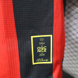 24/25 Nice Home  Player Version Soccer Jersey