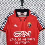 1995/1996 Osasuna Home  Retro Soccer Jersey