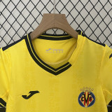 24/25 Villarreal Home  Kids Soccer Jersey