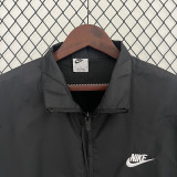 2024 New NK Black Windbreaker(后背带彩字、彩标）