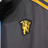 25/26 Man Utd Clover Leisure Black Jacket Tracksuit